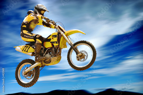 Naklejka motocross motocykl wyścig australia rower