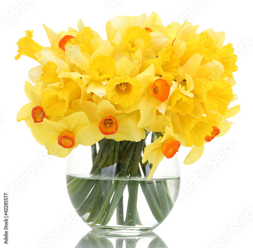 Obraz na płótnie narcyz bukiet kompozycja kwiat