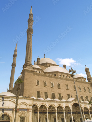 Plakat antyczny stary egipt meczet