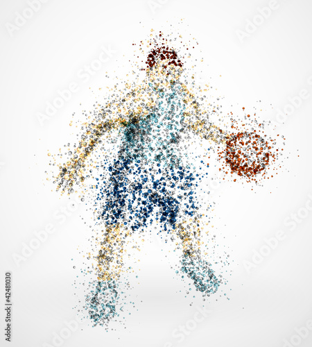 Fotoroleta ćwiczenie ruch ludzie koszykówka lekkoatletka