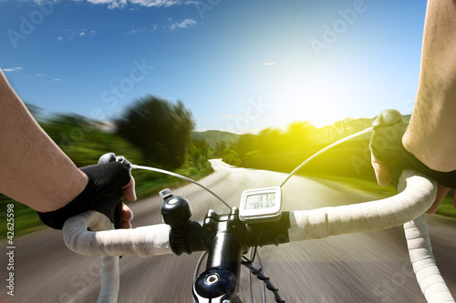 Obraz na płótnie fitness kolarstwo droga sport rower