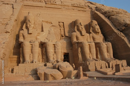 Fotoroleta afryka statua świątynia sanktuarium egipt