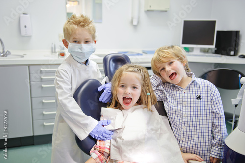 Fotoroleta usta medycyna dziewczynka dzieci