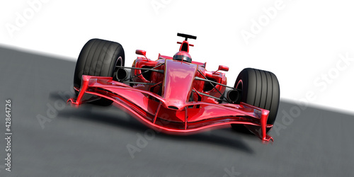 Obraz na płótnie formuła 1 3D samochód widok silnik