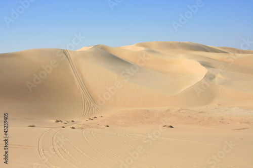 Plakat pustynia egipt morze