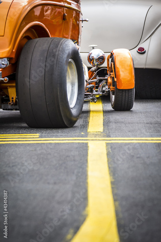 Plakat silnik samochód motorsport