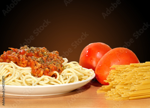 Plakat włochy jedzenie pomidor