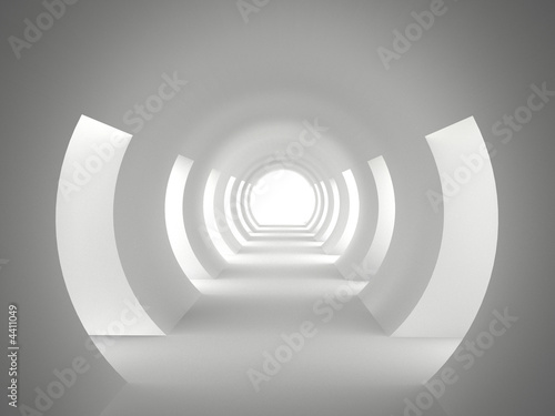 Naklejka tunel spokój abstrakcja uniwersalny drzwi