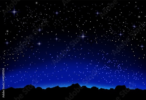 Naklejka galaktyka noc wszechświat niebo