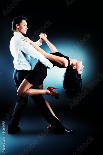 Plakat miłość taniec kobieta ruch