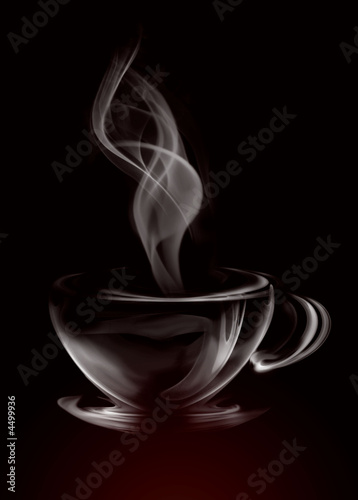 Obraz na płótnie kawa filiżanka kawiarnia