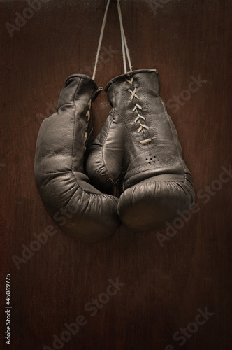 Obraz na płótnie fitness sport stary bokser