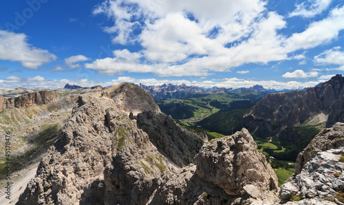 Plakat krajobraz alpy góra dziki