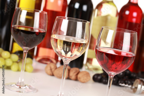 Naklejka jedzenie napój degustacja wina winogrono