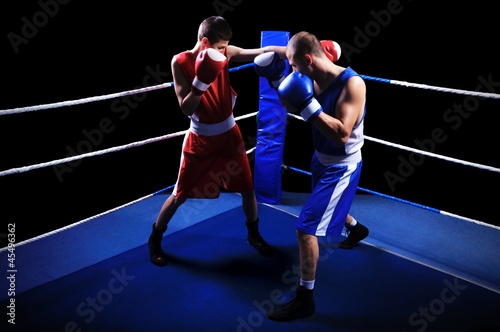 Fotoroleta ćwiczenie zdrowy boks kick-boxing sport