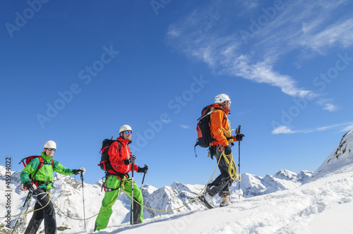 Fototapeta śnieg mężczyzna góra natura