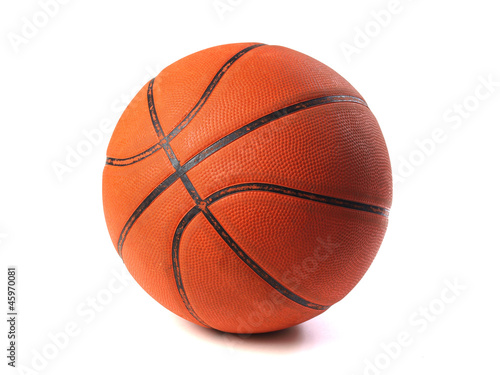 Naklejka piłka sport koszykówka teksturowanej czarny