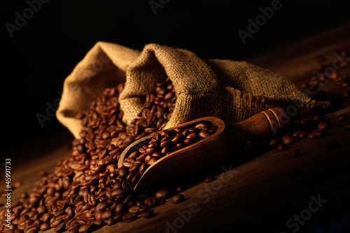 Fototapeta kawa ziarno expresso napój nasienie