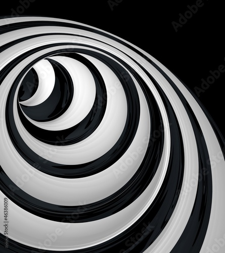Plakat wejście galaktyka tunel spirala korytarz