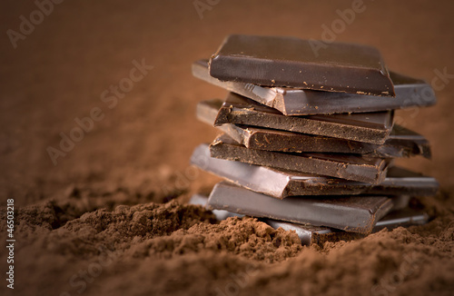 Naklejka kakao czekolada deser jedzenie