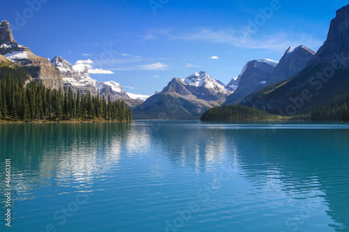 Plakat Górskie jezioro