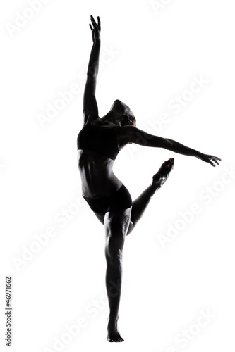 Naklejka ludzie ciało balet kobieta ruch