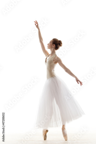 Fotoroleta ćwiczenie baletnica kobieta tancerz balet