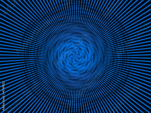 Obraz na płótnie tunel ornament spirala