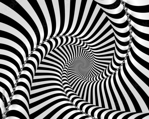 Obraz na płótnie tunel spirala 3D oko złudzenie optyczne