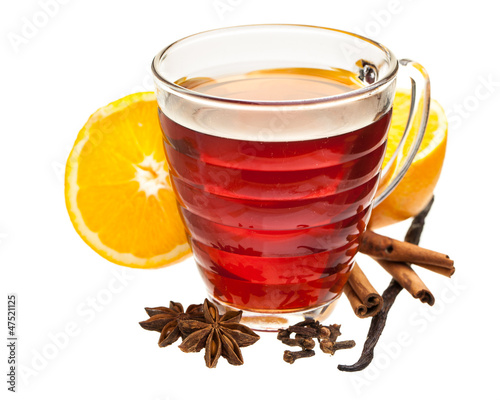 Fotoroleta wanilia zdrowie narty herbata napój