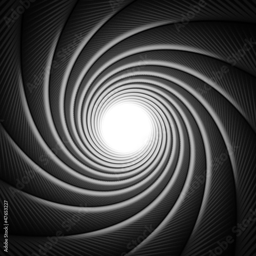 Fototapeta perspektywa tunel 3D spirala znak