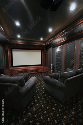 Fotoroleta ekran wnętrza siedzenie kino