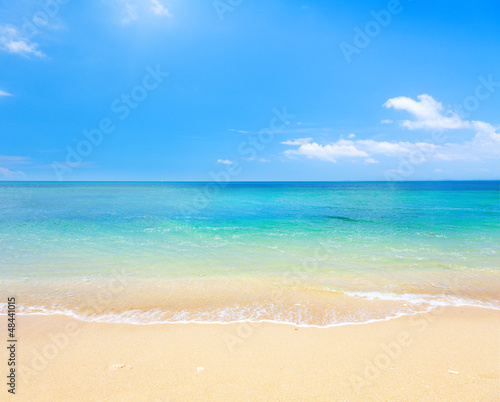 Obraz na płótnie wyspa słońce pejzaż morze piękny