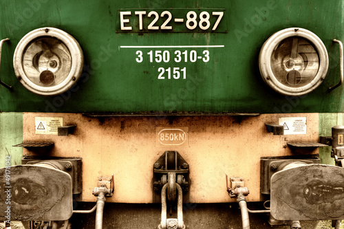 Plakat poznań ścieżka lokomotywa polen naprawa
