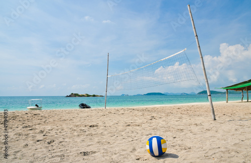 Fototapeta tajlandia plaża lato siatkówka zabawa
