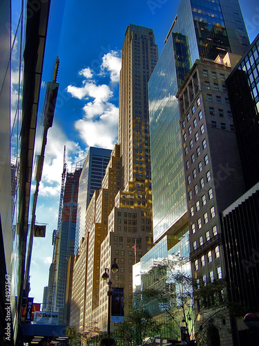 Fotoroleta architektura ulica drapacz york budynek