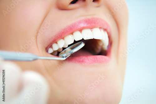 Fotoroleta usta zdrowy zdrowie
