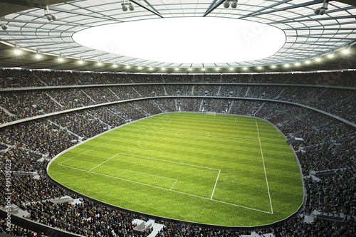 Plakat piłka nożna stadion stadion piłkarski