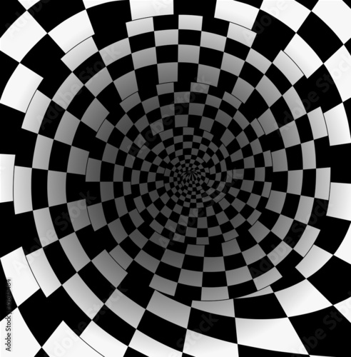 Obraz na płótnie perspektywa spirala wzór