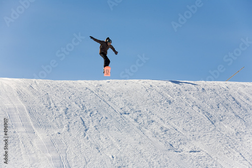Fotoroleta alpy narty ruch góra wzgórze