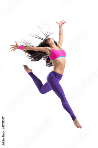 Obraz na płótnie ćwiczenie fitness moda aerobik