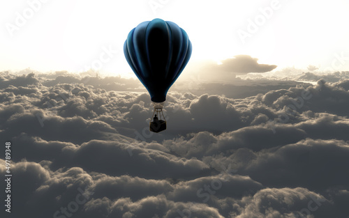 Fototapeta lato transport sport niebo balon