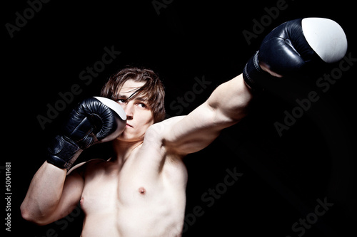 Naklejka boks bokser sport