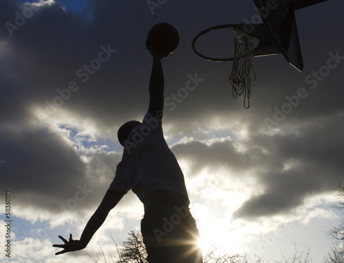 Fotoroleta sport perspektywa lekkoatletka niebo