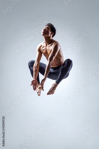 Fototapeta mężczyzna tancerz aerobik