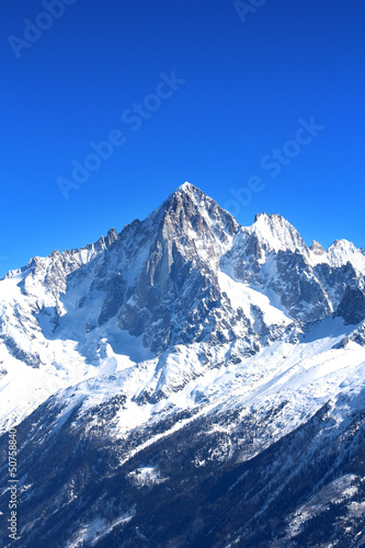 Fototapeta krajobraz góra francja śnieg