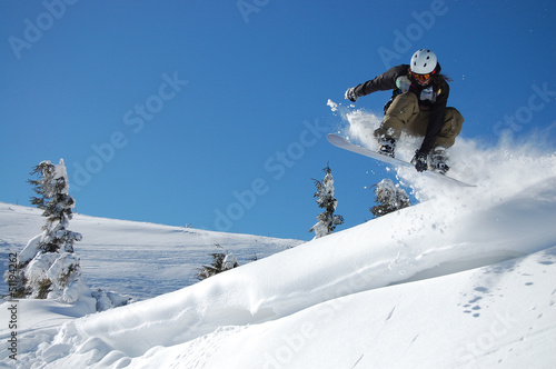 Fototapeta sport mężczyzna natura sporty zimowe