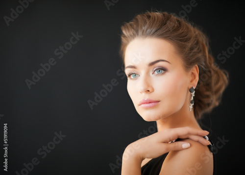 Fotoroleta kobieta twarz piękny moda wysoki