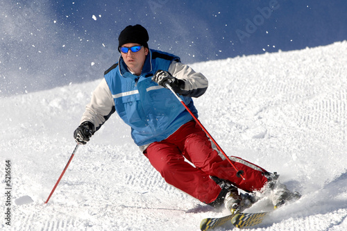 Fototapeta sport sporty zimowe fitness narciarski
