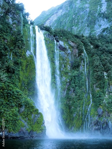 Fotoroleta dolina stok panorama wodospad